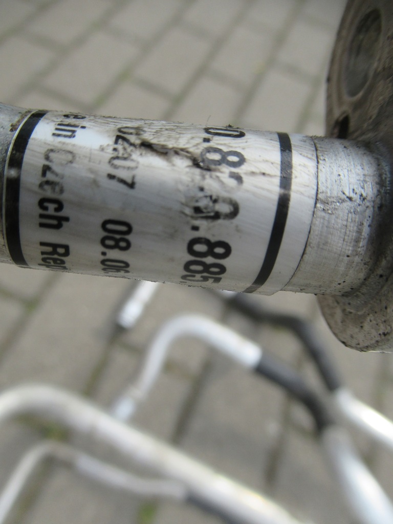 фото №9, Porsche cayenne 7p5 turbo шланг кондиціонера wody 7p0820886b 7p0820885b