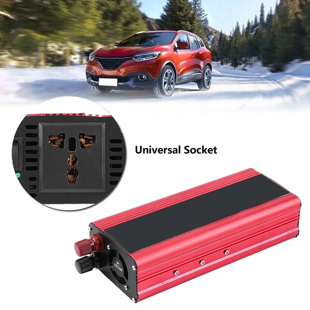 фото №7, Перетворювач напруги автомобільний 2000 w адаптер зарядний пристрій usb