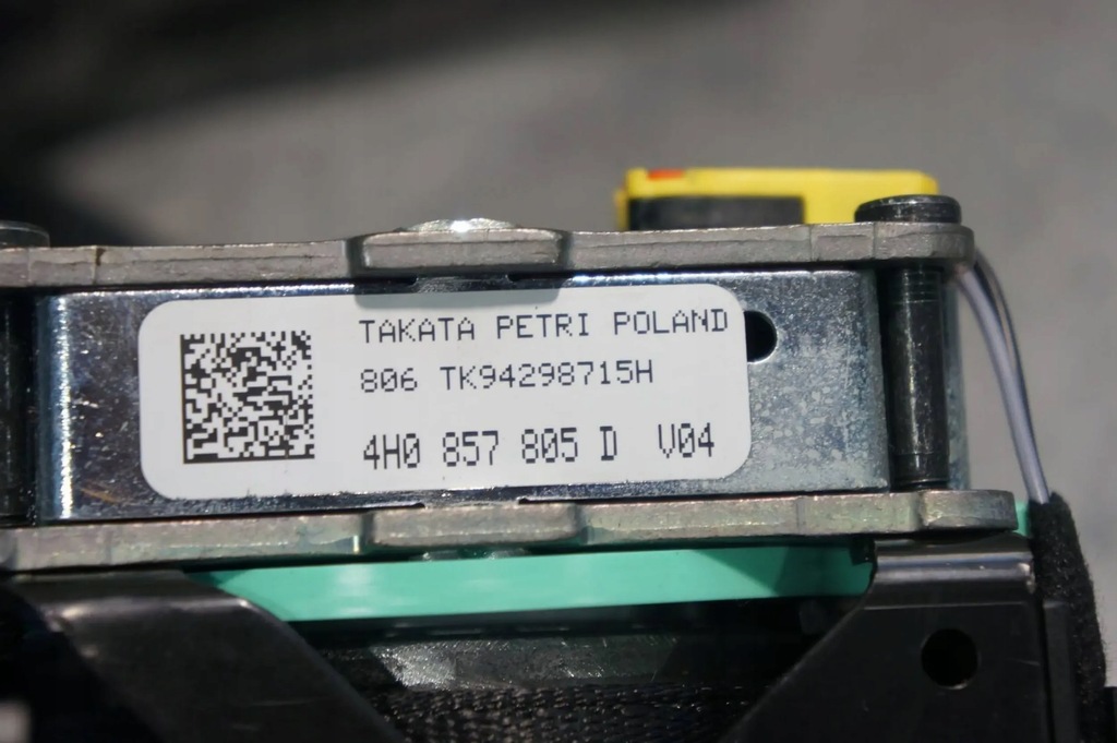 фото №5, Pas безопасности правый задняя задний audi a8 d4 4h 4h0857805d