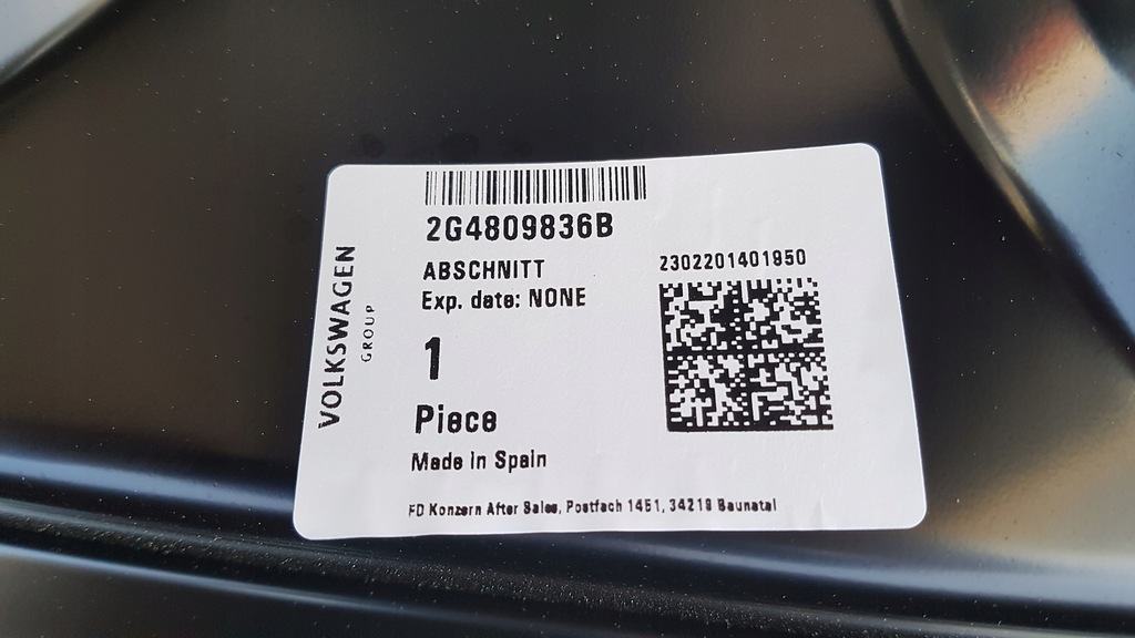 фото №8, Порог блок двигателя bok перед правый vw polo 2g0 2g4