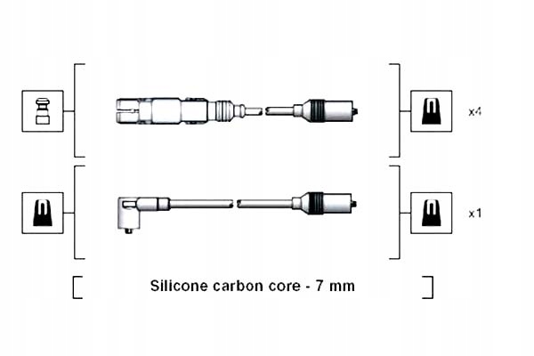 фото №2, Провода зажигания magneti marelli zef1199 zef1223