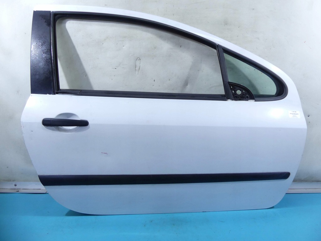 фото №1, Дверь перед правое peugeot 307 3d белый 3-дверь