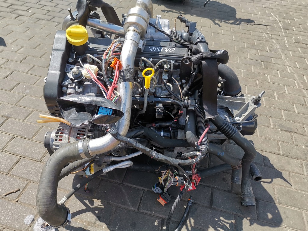 фото №1, Двигатель блок двигателя + система впрыскной renault megane ii scenic ii 1.5 dci k9kf728
