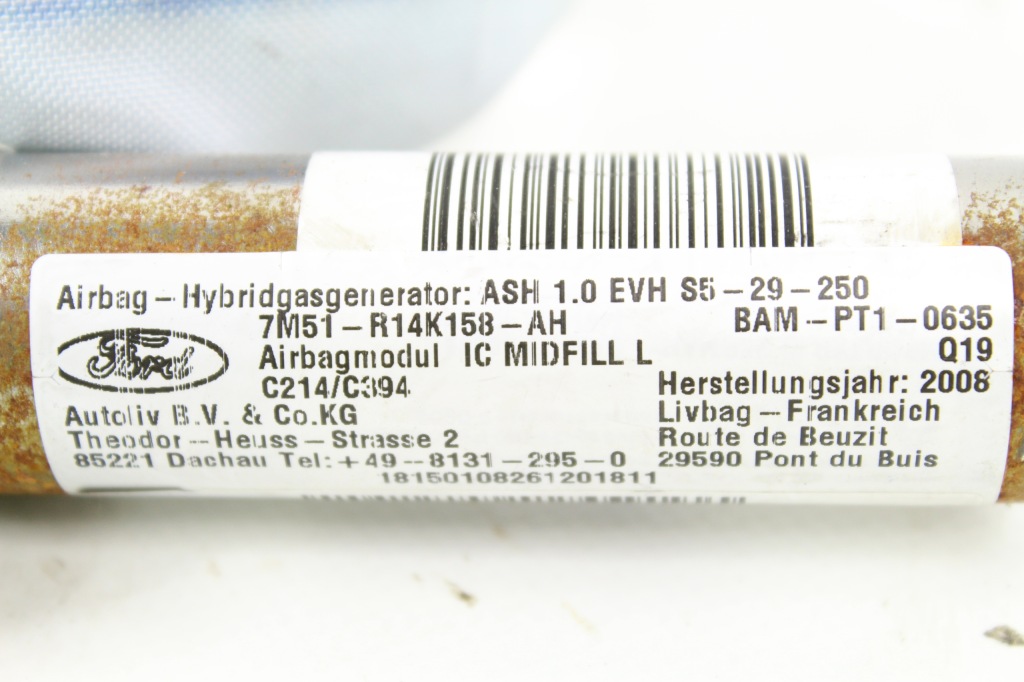 фото №8, Шторка безопасности воздушная правая vw tiguan i 5n 07-12 5n0880742g