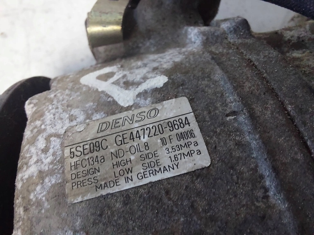 фото №5, Компрессор кондиционера 447220-9684 mitsubishi colt 03- 1.3