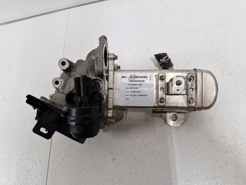 фото №9, Citroen ds5 гібрид 508 i rhx 308 ii t9 радіатор вихлопних газів клапан egr