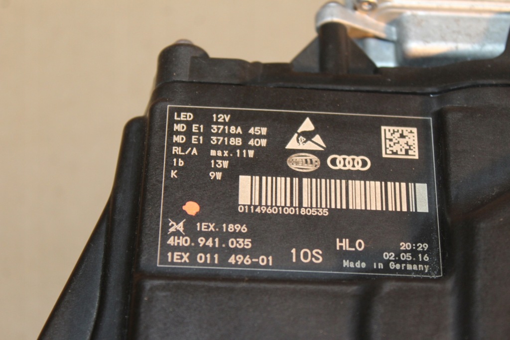 Фары фара фонари перед комплект audi a8 4h d4 рестайлинг  matrix Доставка