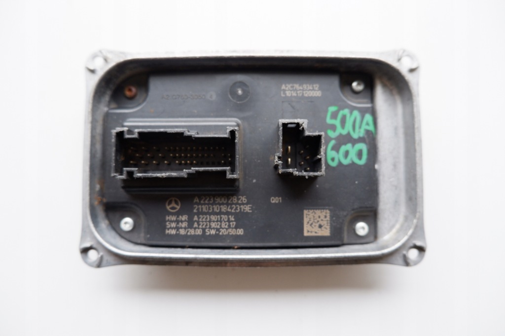 фото №1, Mercedes w223 модуль перетворювач led a2239002826
