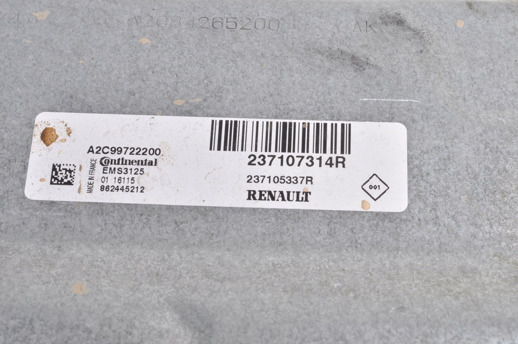 фото №7, Renault clio iv dacia sandero ii 1.2 бортовой компьютер двигателя 237107314r