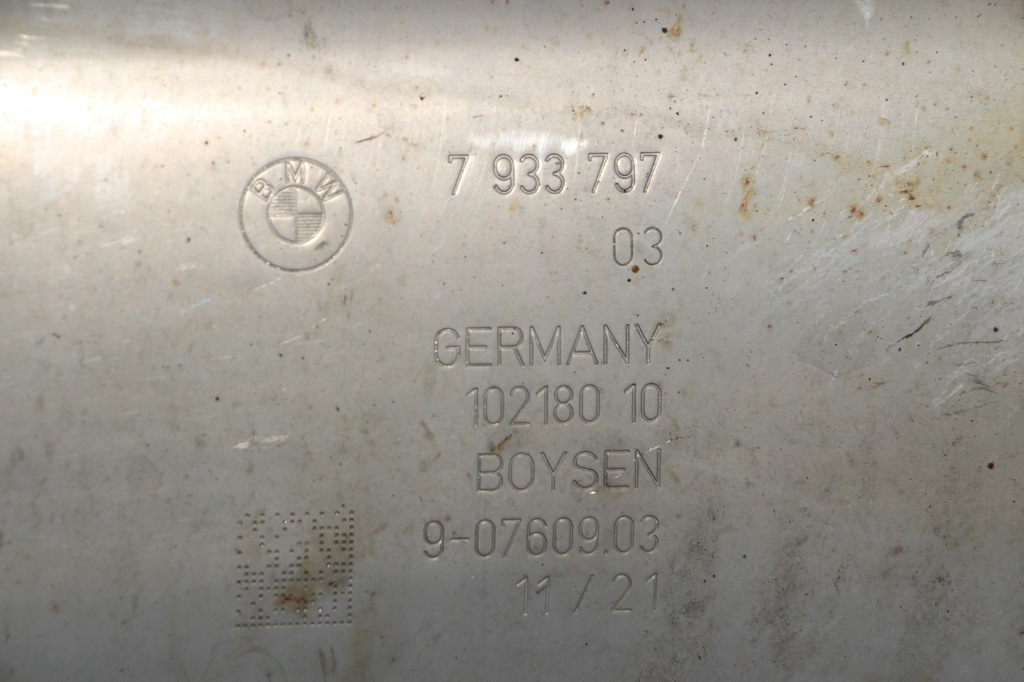 фото №7, Bmw 3 iii g20 g21 2018- гаситель выхлоп конечный boysen oryg 7933797