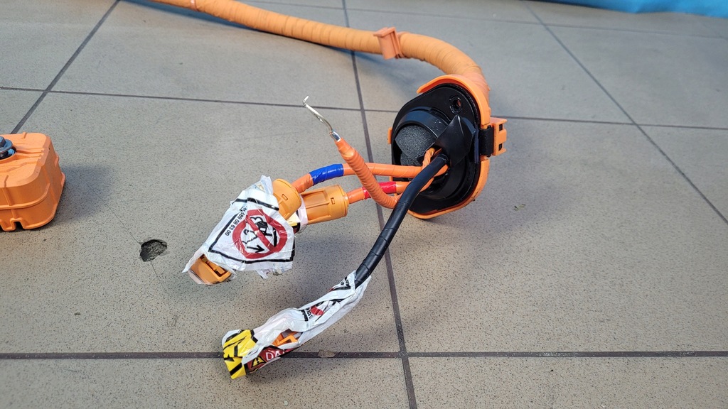 фото №6, Kia sportage v 23r кабель шланг wysokiego напряжения аккумулятора 91671-cj100