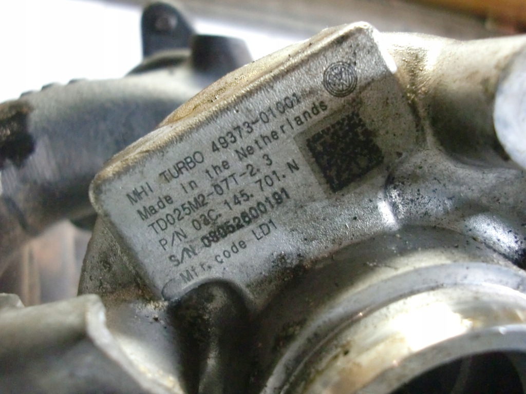 фото №5, Vw golf vi seat 1.4tsi турбонагнітач 03c145701n