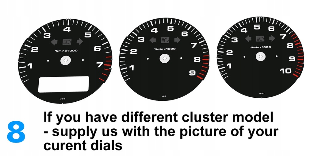 фото №14, Porsche 911 964 гальмівні диски спідометра прилади mph na kmh