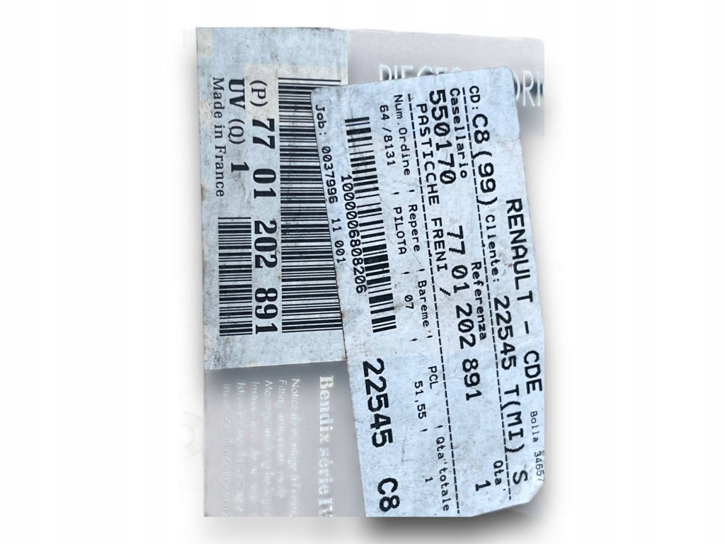 Тормозные колодки тормозные перед rapid twingo 7701202891 !j Доставка