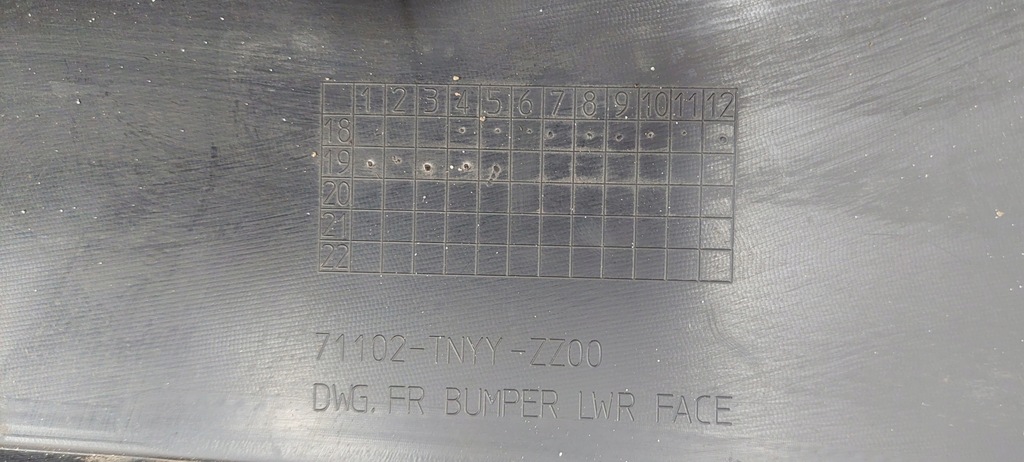 фото №7, Honda crv cr-v спойлер накладка бампера перед 5 v