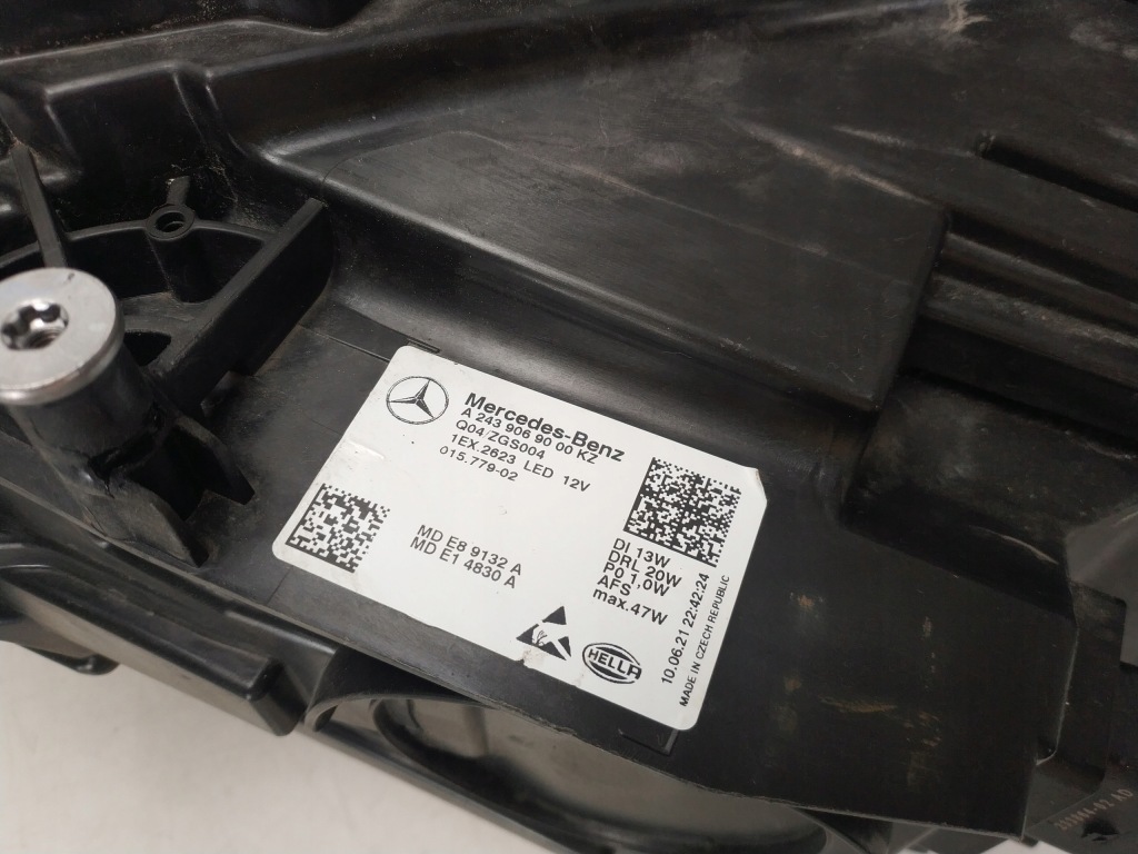 фото №8, Mercedes eqa eqb h243 w243 лампа led перед правая