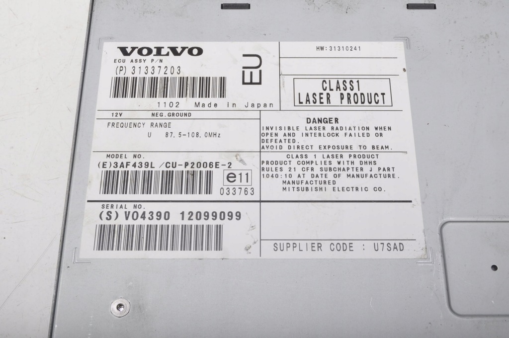 фото №7, Volvo xc90 чейнджер cd 31337203