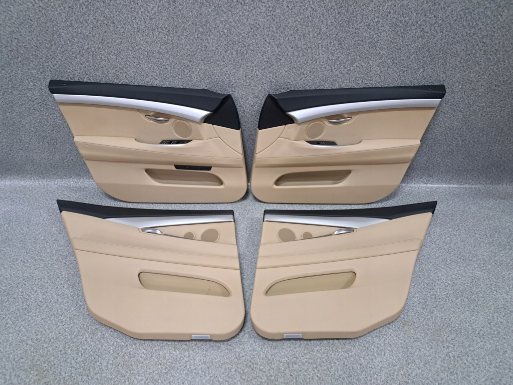 фото №1, Bmw 5 f07 gt обивка обшивки дверь перед задняя с шторками комплект