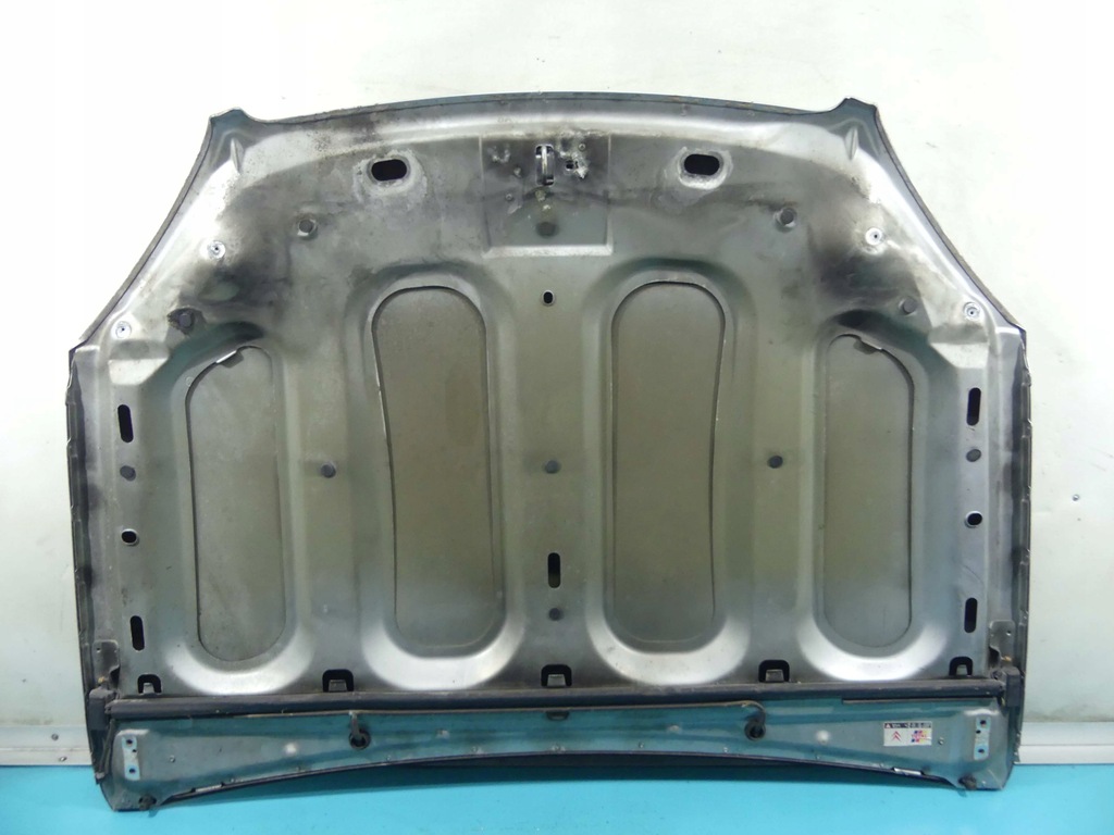 фото №8, Капот передняя citroen c5 i 01-04 серебристый ezrc