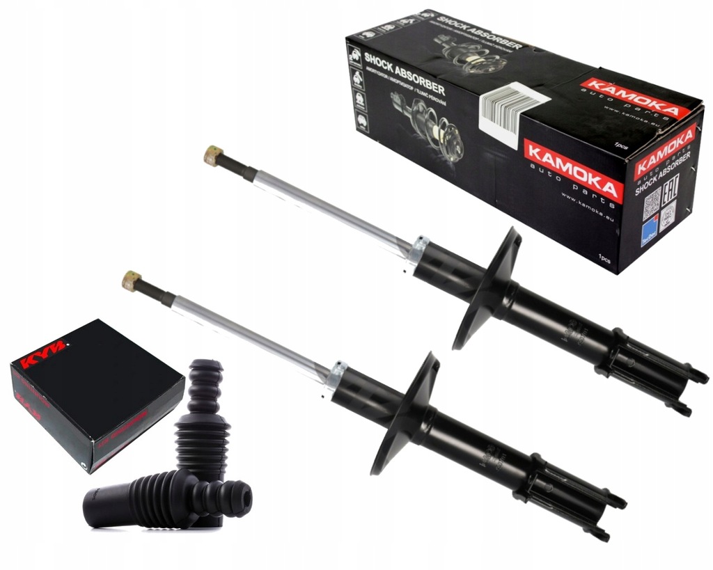 фото №1, Kamoka 2x амортизаторы + защита i отбойники dacia logan i sandero перед