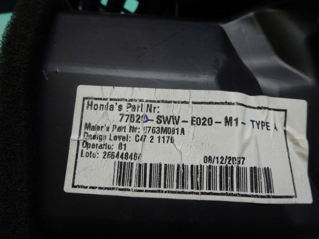 фото №6, Honda cr-v iii 08r решётка обдув правый 77630-swa 77620-sww-e020-m1