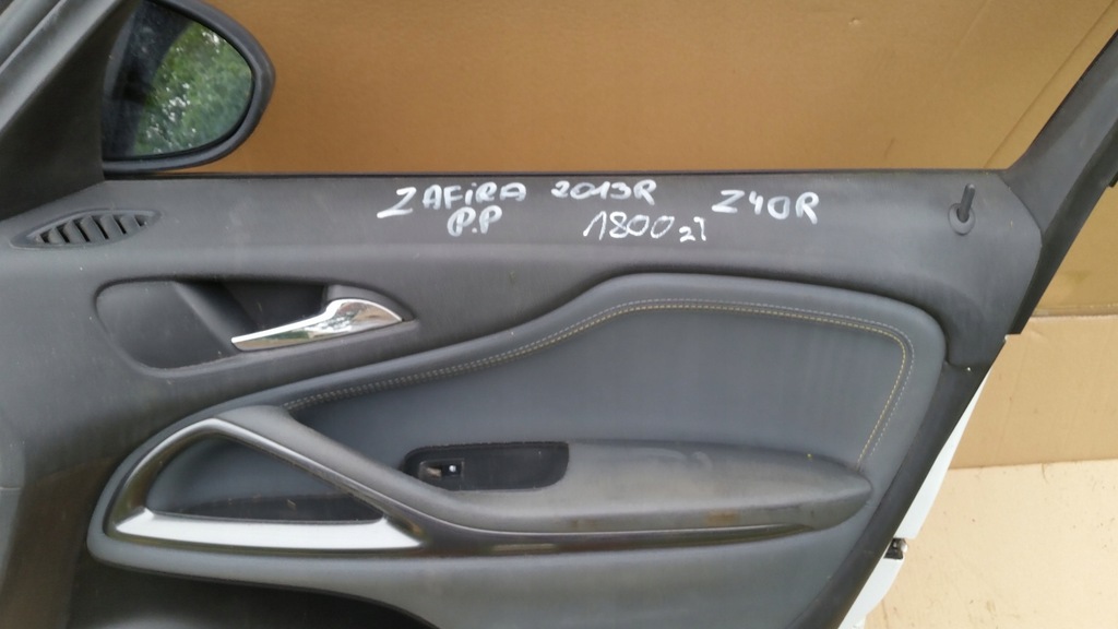фото №9, Дверь правое перед opel zafira c 12- z40r