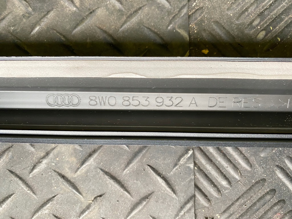 фото №11, Молдинг порог порог правый накладка правая audi a4 s4 b9 8w0 s-line lift 19-