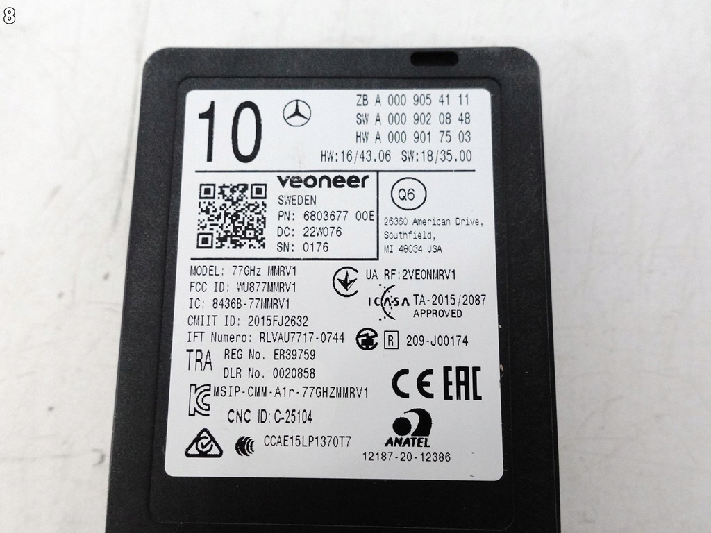 фото №9, Mercedes e-klasa w213 c238 amg gt c190 cls c257 модуль датчик мертвого pola