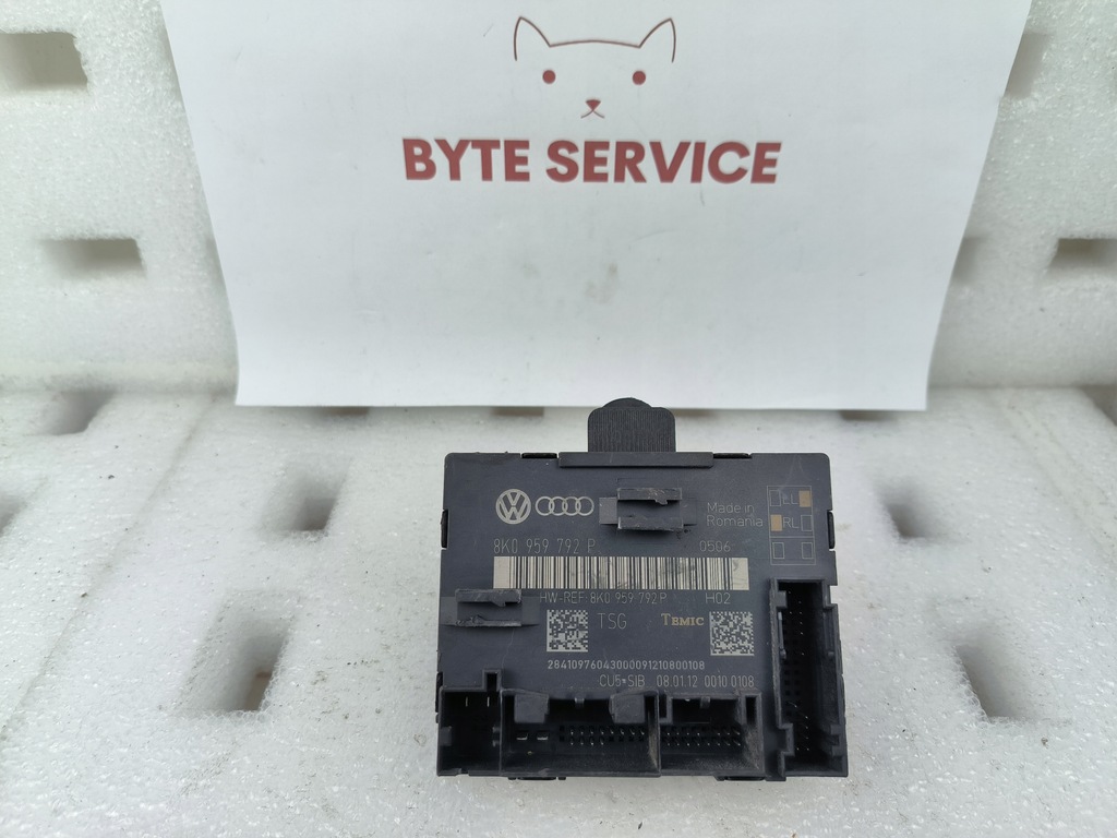 фото №1, Vw ag audi блок управления модуль дверь 8k0959792p