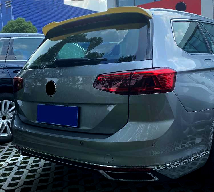 фото №9, Vw passat b8 kombi спойлер козирок na кришка спойлер чорний блиск abs !