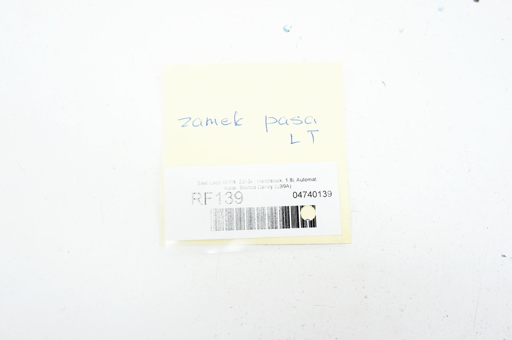 фото №5, Rf139 seat leon iii fr замок пряжка клипса поперечина левый задняя