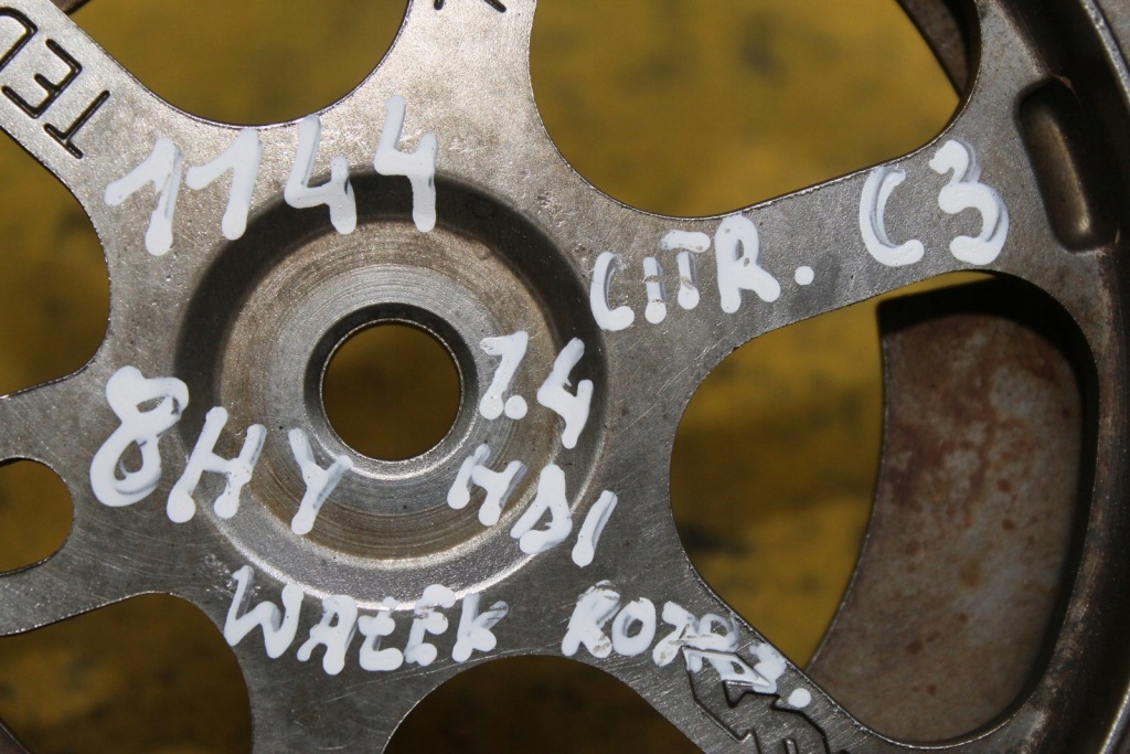 фото №8, Колесо вала розподільного валу 9640473280 citroen c3 1.4 hdi