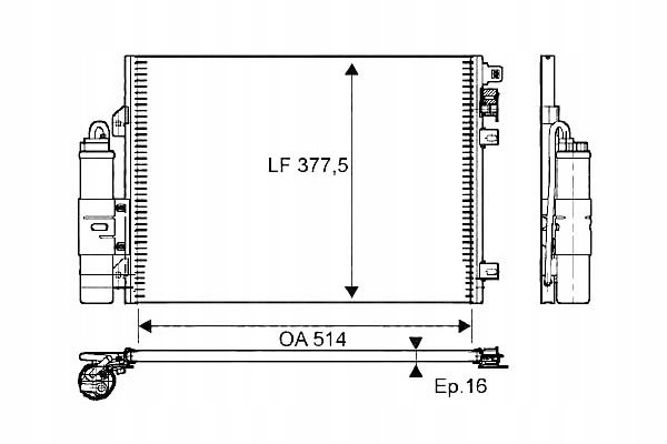 фото №2, Valeo 814051 конденсатор, кондиционер