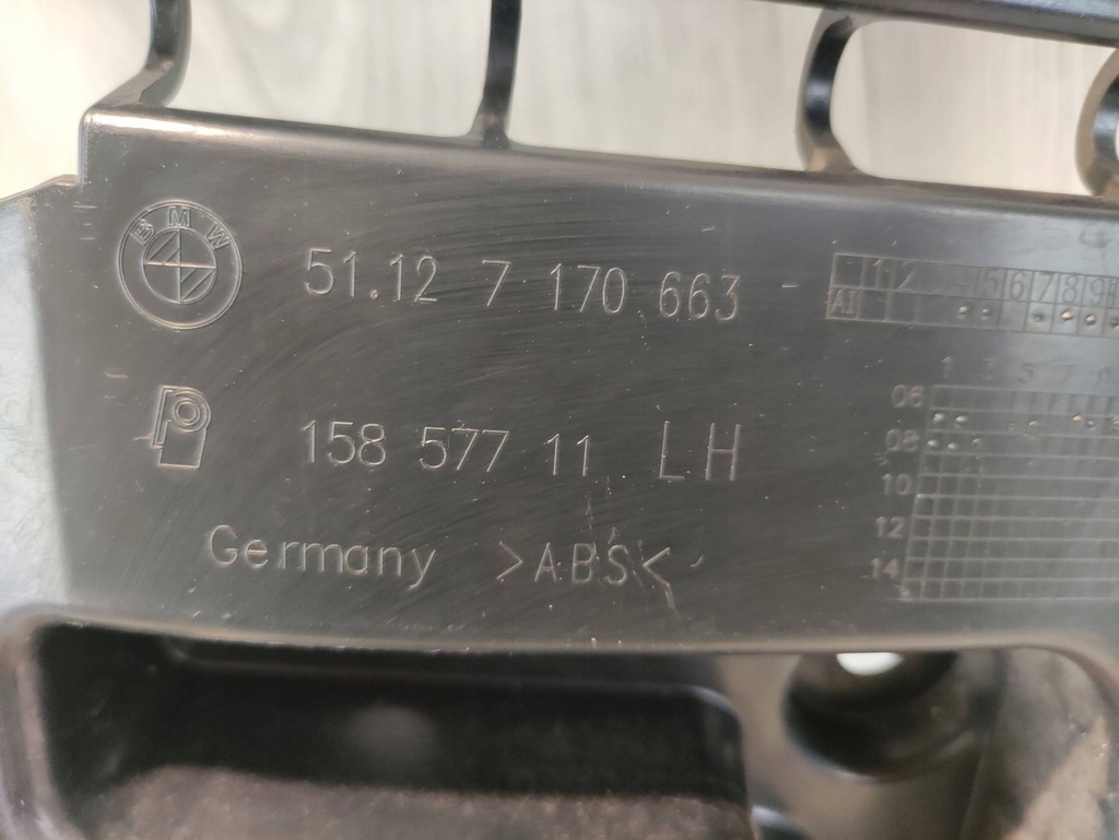 фото №7, Bmw seria 1 e82 e88 кронштейн напрямна бампера лівий задня 7170663