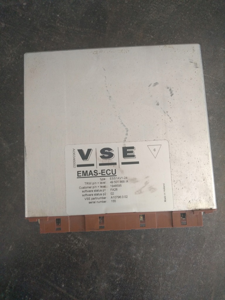 фото №1, Блок керування бортовий комп'ютер daf emas - ecu 1948595