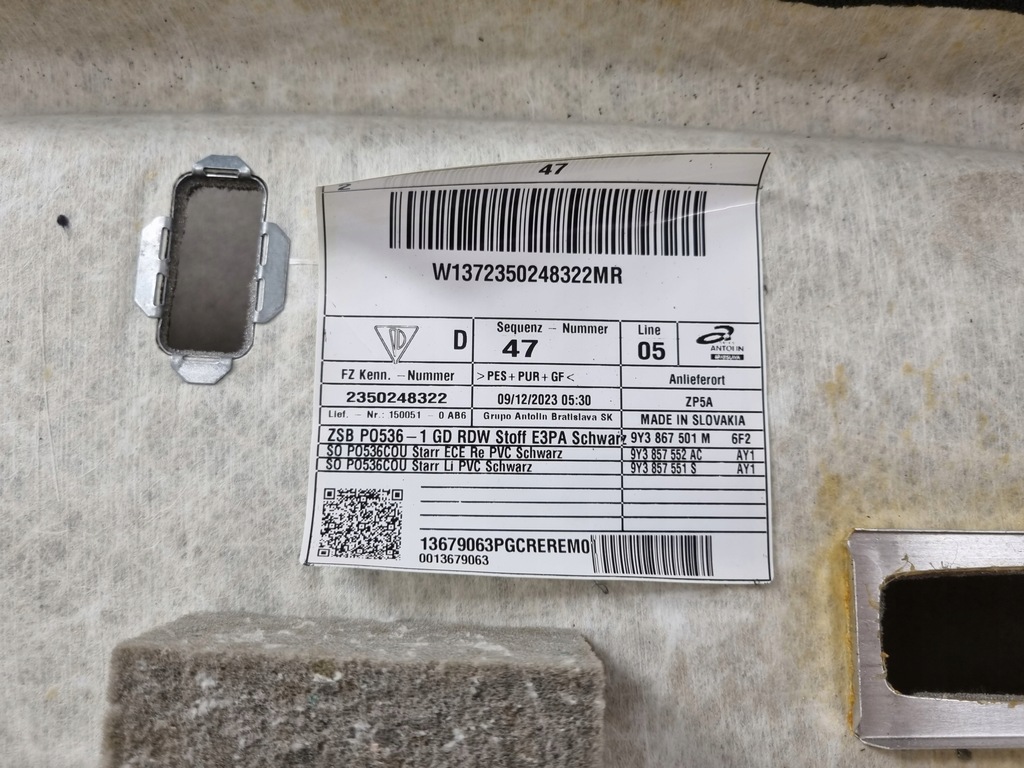 фото №9, Porsche cayenne coupe 9y3 lift 24r потолок панорама 9y3867501m