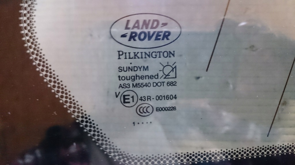 фото №2, Скло кузовна правий задня range rover sport