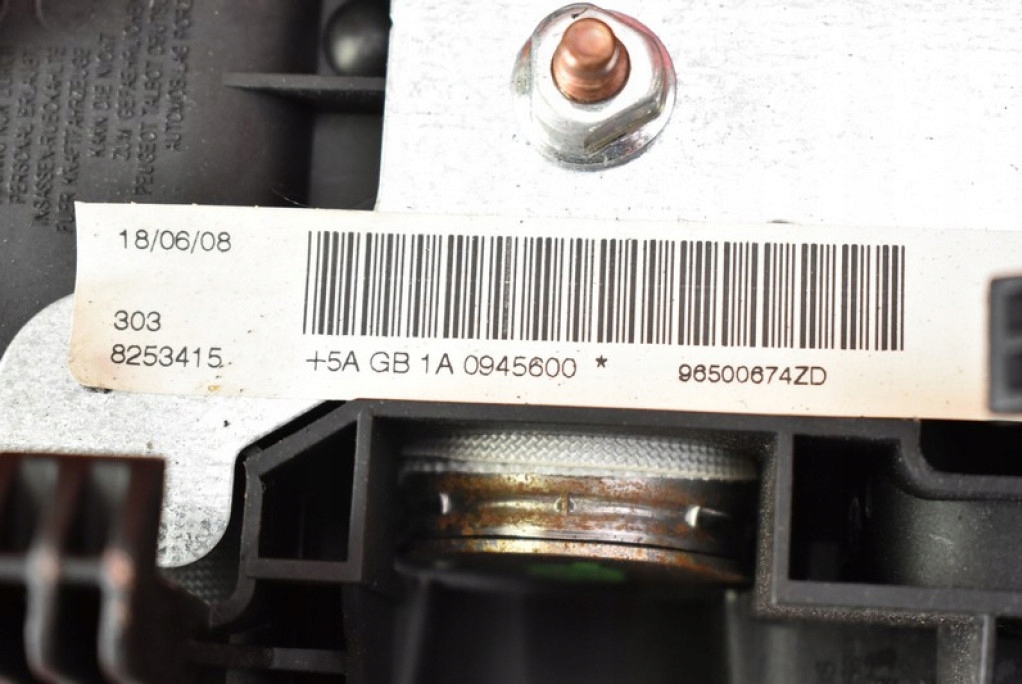 фото №7, Подушка безпеки подушка повітряна водія 96500674zd peugeot 207 sw vti 06-09