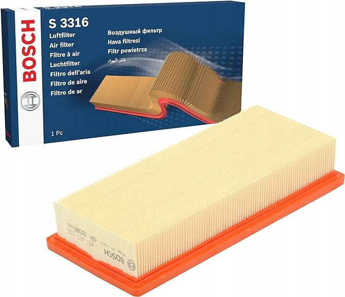 фото №1, Bosch s3316 фильтр воздуха do автомобиля 78074