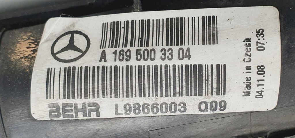 Купити Радіатор води mercedes w169 1.7 a1695001803