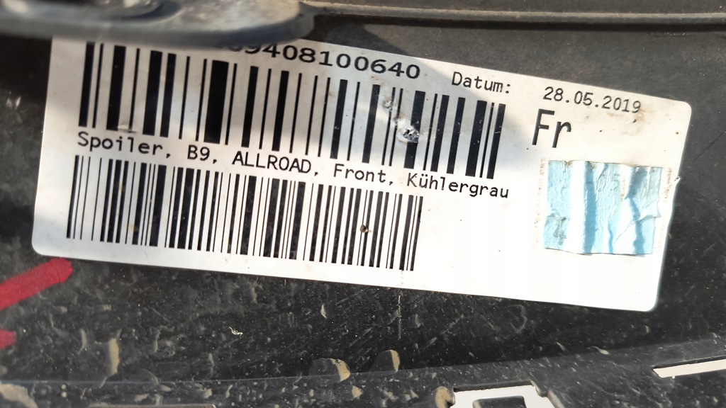 фото №14, Накладка бампера перед audi a4 b9 allroad