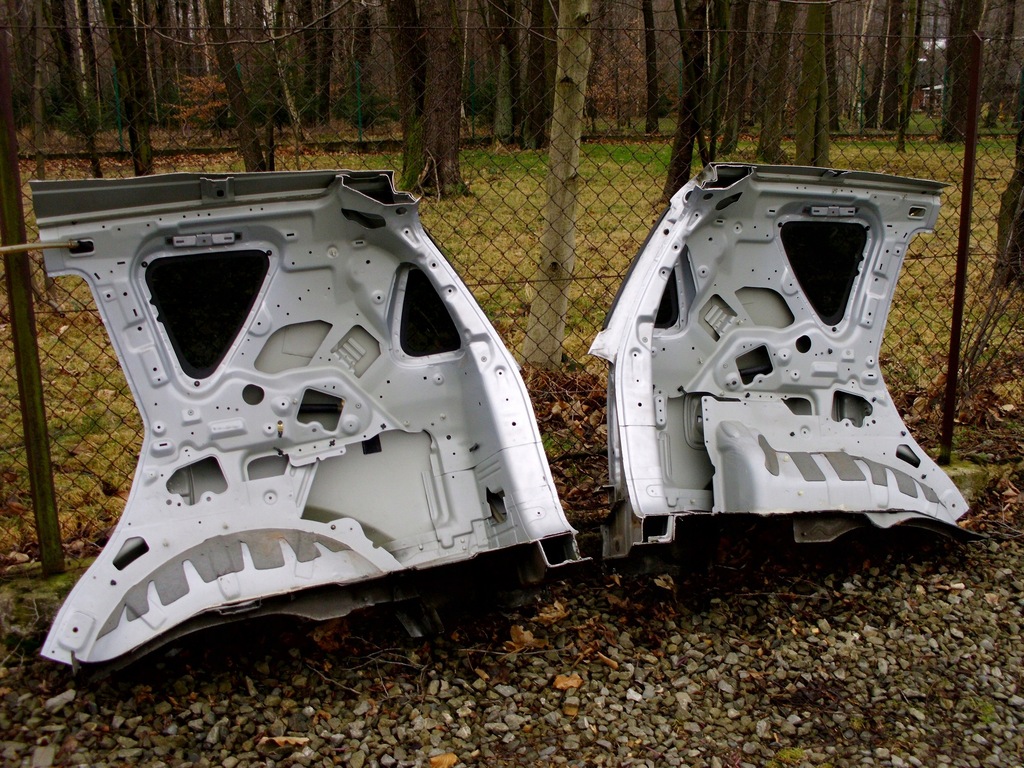 фото №9, Ssangyong rexton крыло левый задняя четверть стекло серебристая w niebieski