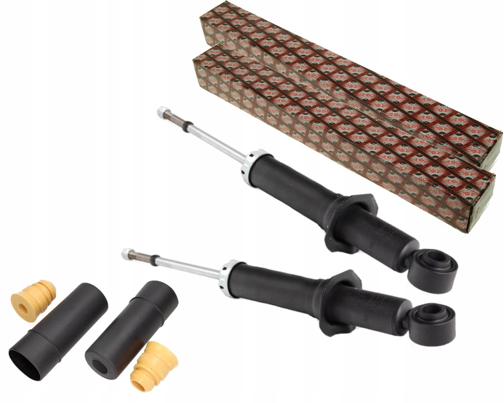 фото №1, Ashika 2x амортизаторы + защита i отбойники toyota prius w2 2003-2009 задняя