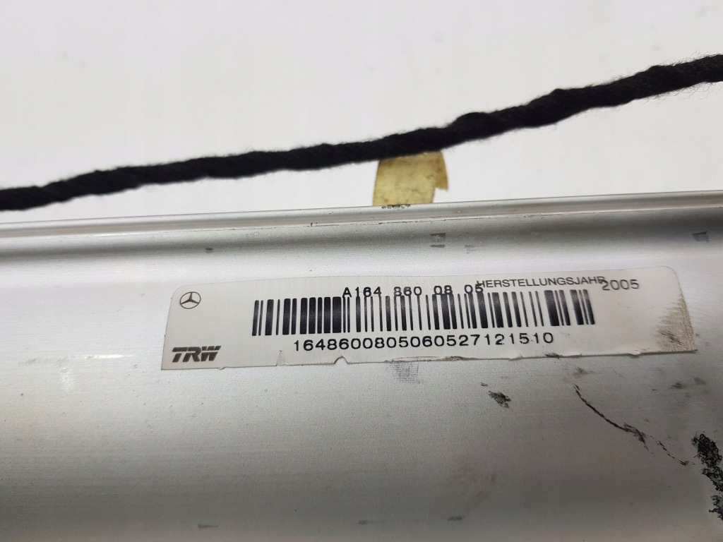 Mercedes-benz ml w164 2006 подушка повітряна пасажира a1648600805 Зі Шроту