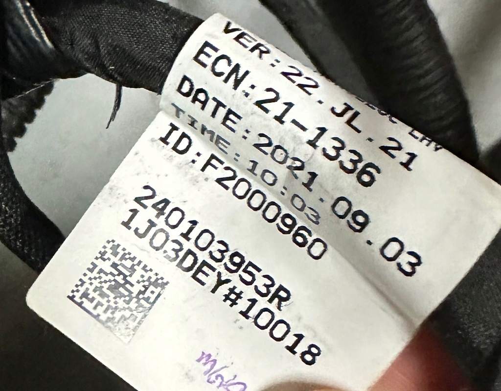 фото №8, Renault arkana 1.6 e-tech гібрид джгут електропроводка салону 240103953r