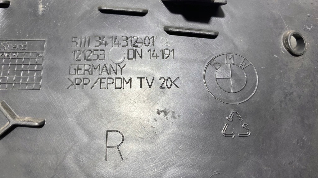 Левая решётка бампера x3 e83 m набор 3414311 orygi Оригинал