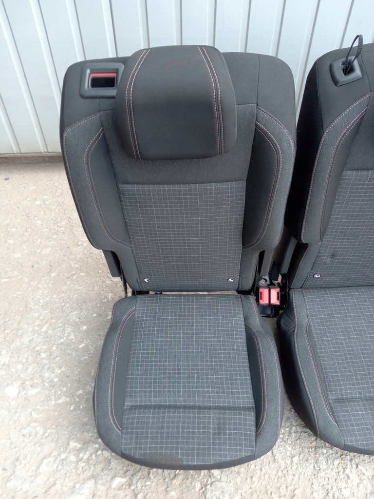 фото №7, Peugeot rifter gt-line 1.5d сиденья правый левый заднее сиденье комплект