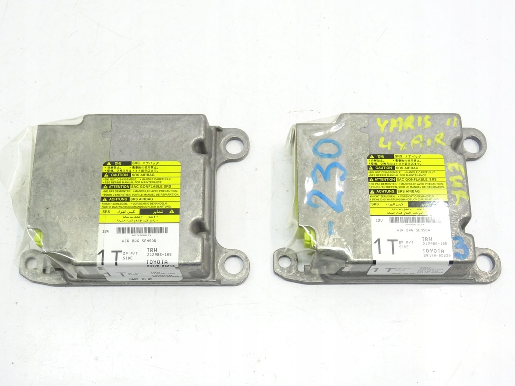 фото №1, Датчик модуль подушка безопасности air bag toyota yaris ii 06-11