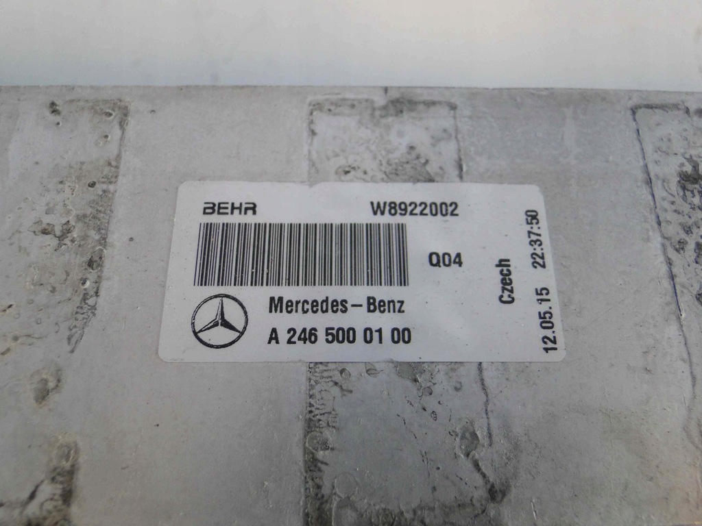 фото №9, Mercedes радиатор воздуха наддувочный интеркулер gla x156 156