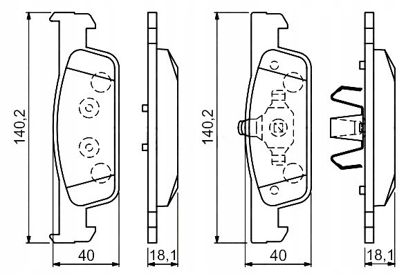 фото №1, Bosch тормозные колодки тормозные renault перед clio thalia t